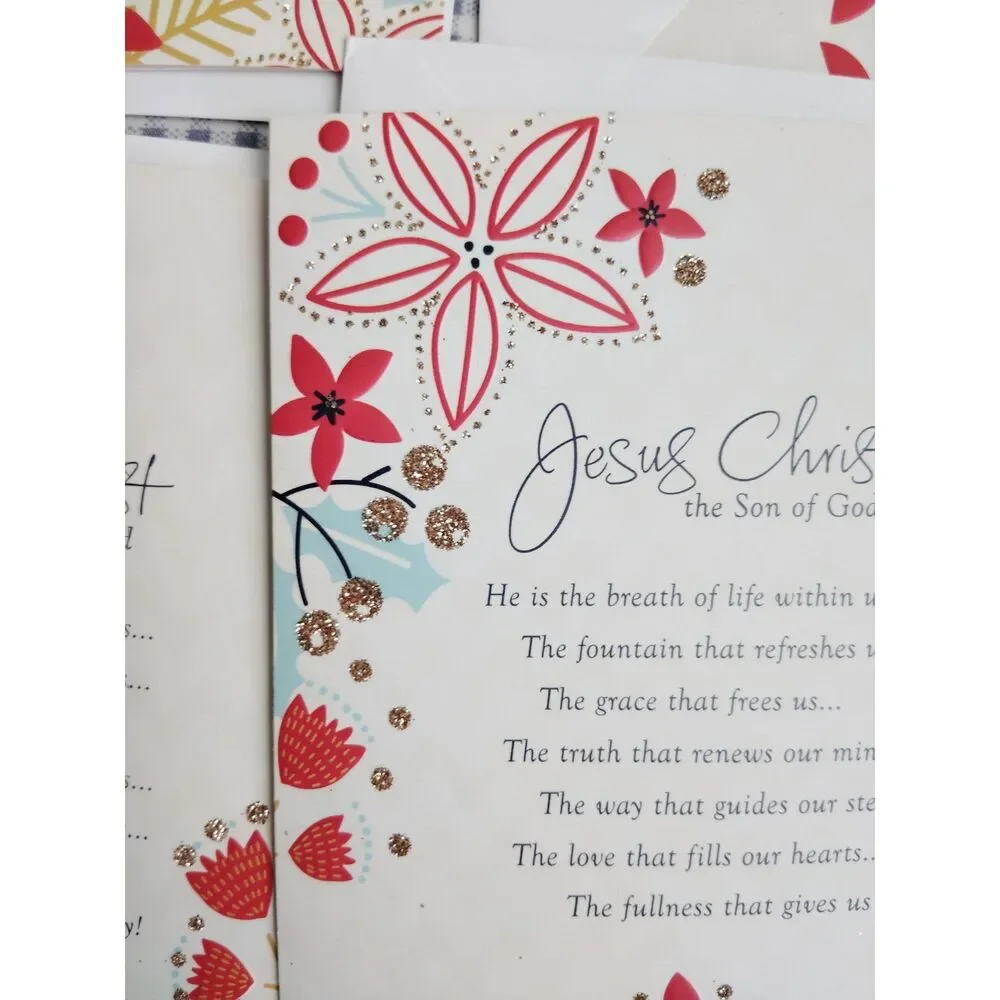 Lot of 8 Dayspring Christmas Cards